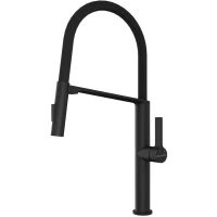 Смеситель для кухни Paulmark Barrel Ba214029-AN с гибким изливом, антрацит