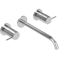 Смеситель для раковины Cezares Leaf LEAF-BLI3L-L-01-W0 встраиваемый, без донного клапана, хром