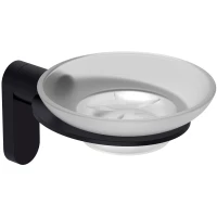 Мыльница Raglo R300.02.06 настенная, черный матовый