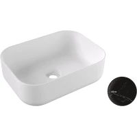 Раковина-чаша Alice Unica Marquinia 32190186 50x37 см, накладная, черный мрамор