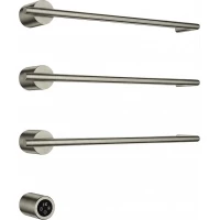 Полотенцесушитель электрический AQUAme AQM3143BN 506x520, встраиваемый, МЭМ левый/правый, никель матовый