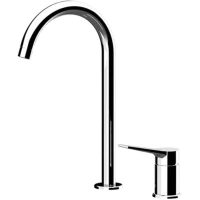 Смеситель для раковины Remer Slash SL57L без донного клапана, хром