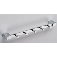 Планка с крючками Schein Swing 321*5В-2 для ванны, хром