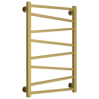 Полотенцесушитель водяной 800x500 состаренная латунь Сунержа Сирокко 051-0253-8050