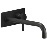 Смеситель для раковины Nobili Live LV00198/2BM встраиваемый, без донного клапана, черный матовый