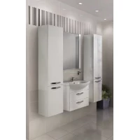 Комплект мебели белый 65 см Акватон Ария 1A123301AA010 + 1WH207782 + 1A133702AA010