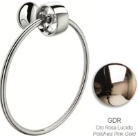 Полотенцедержатель кольцо Stil Haus Opera OP07(17) розовое золото