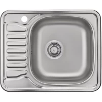 Кухонная мойка декоративная сталь Ukinox Комфорт COL580.480 -GT6K 1R