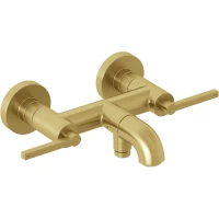 Смеситель для ванны Kludi Nova Fonte Puristic 20540N015 золотой матовый