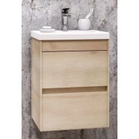 Тумба под раковину Art&Max Family FAMILY-500-2C-SO-PB 49,6 см, подвесная, белая сосна