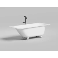 Ванна из литьевого мрамора Salini S-Sense Ornella 102313M 170x70 см, белый матовый