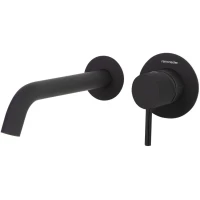 Смеситель для раковины Ramon Soler Odisea 392101NM встраиваемый, без донного клапана, черный матовый