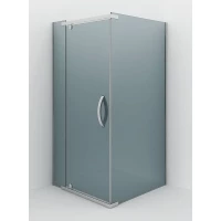 Душевой уголок Alex Baitler AB244-100 98,5x98,5 см, профиль хром, стекло тонированное