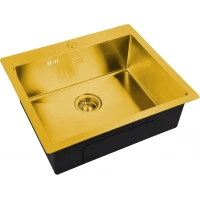 Кухонная мойка Zorg SH 5951 BRONZE 59x51 см, бронза