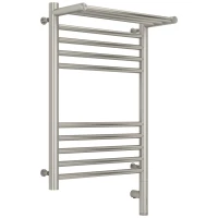 Полотенцесушитель электрический 600x400 сатин МЭМ правый Сунержа Богема с полкой 3.0 071-5807-6040