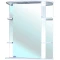 Зеркальный шкаф 55x72 см белый глянец R Bellezza Магнолия 4612708001010 - 1