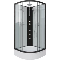 Душевая кабина 90x90x240 см Niagara NG-6701-14BKTG прозрачное