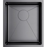 Кухонная мойка Omoikiri Taki 38-U/IF-GM 4973106 38x44 см, вороненая сталь