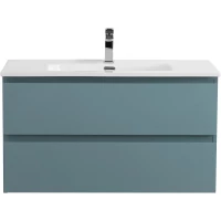 Тумба под раковину BelBagno Kraft KRAFT-800-2C-SO-AO 80 см, подвесная, голубой матовый