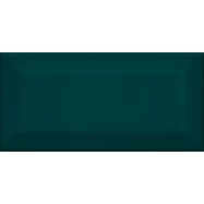 Плитка 16059 Клемансо зелёный тёмный грань 7.4x15