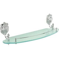 Полка стеклянная 55 см Migliore Cleopatra ML.CLE-60.720.CR