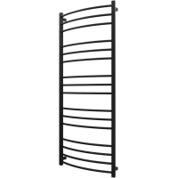 Полотенцесушитель электрический Grota Eco Calma 4650186710383 1500x630, ТЭН левый/правый, черный матовый