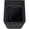 Унитаз подвесной Abber Rechteck AC1201MB безободковый, с сиденьем микролифт, черный матовый - 6