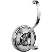 Крючок Tiffany World Bristol TWBR016cr двойной, для ванны, хром