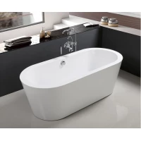 Акриловая ванна Esbano Berlin ESVABERL 170x80 см, отдельностоящая, белый