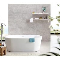 Акриловая ванна Abber AB9345-1.7 170x80 см, отдельностоящая, белый