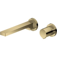 Смеситель для раковины Feramolli Dante OS8823F CoolStart, встраиваемый, золотой матовый