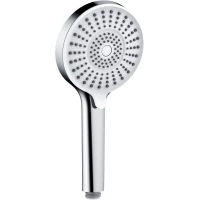 Душевая лейка Santek Невио WH5B10024CB01 120 мм, 3 режима, хром/белый