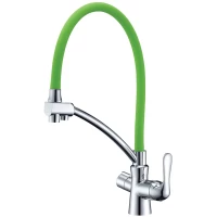 Смеситель для кухни с подключением к фильтру Lemark Comfort LM3070C-Green