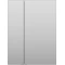 Зеркальный шкаф 60x80 см белый глянец R Misty Аура Э-Аур02060-01 - 1