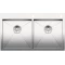 Кухонная мойка Blanco Zerox 400/400-IF/A InFino зеркальная полированная сталь 521648 - 1