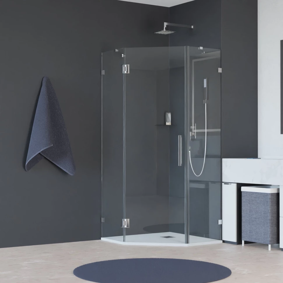 

Душевой уголок 118x118 см RGW HO-082 Hotel 350608222-11 прозрачное