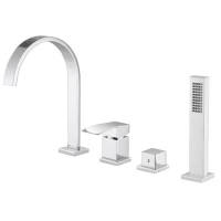 Смеситель на борт ванны Abber Wasserfall AF8613