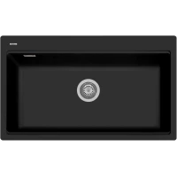 Кухонная мойка Rivelato Fonde FN-8638 Nero profondo 86x51 см, черный