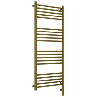 Полотенцесушитель электрический 1200x500 состаренная бронза МЭМ правый, перемычка прямая Сунержа Богема 3.0 05-5805-1250