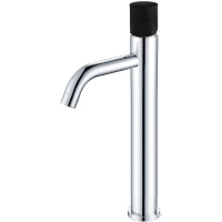 Смеситель для раковины Boheme Stick Diamond 122-CRB хром/черный матовый