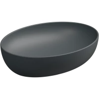 Раковина-чаша GSG Easy EALAVOV55028 55x42 см, накладная, антрацит матовый
