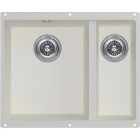 Кухонная мойка KuchenStern Ku-Granit Under 60-2 102VA10 55,5x46 см, ваниль