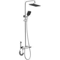 Душевая система Rea Rob REA-P6626 300x200 мм, с термостатом, хром