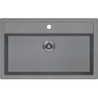 Кухонная мойка KuchenStern Ku-Granit Top 80 107TN10 81,5x51 см, титан