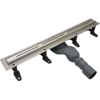 Душевой трап (лоток) Cezares Lux LUX-LD-80-Cr 80 см, с решеткой, щелевой, хром