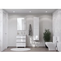 Комплект мебели белый глянец 60,5 см Roca The Gap A857404806 + 32799E000 + ZRU9302688