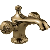 Смеситель для раковины Emmevi The One Cloe 98003/BR с донным клапаном, бронза