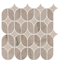 Декор Ифран наборный бежевый светлый глянцевый 30x32,5