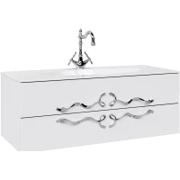 Тумба белый глянец 119 см Clarberg Due Amanti DUE0112W