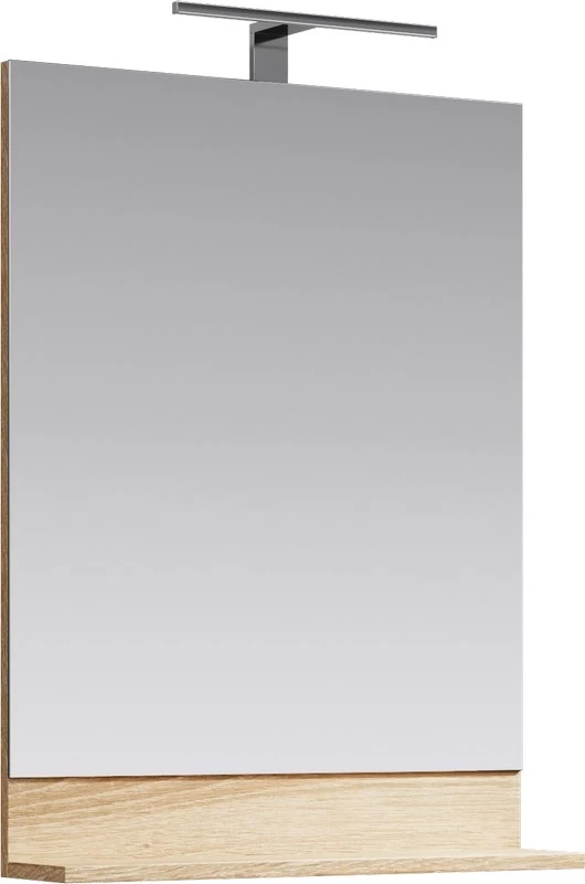 Зеркало 60x79,8 см дуб сонома Aqwella Foster FOS0206DS зеркало aqwella фостер 70x80 дуб сонома fos0207ds
